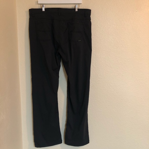 Prana Pants Prana Mens Slim Fit Brion Pants Black 4w 34l Poshmark